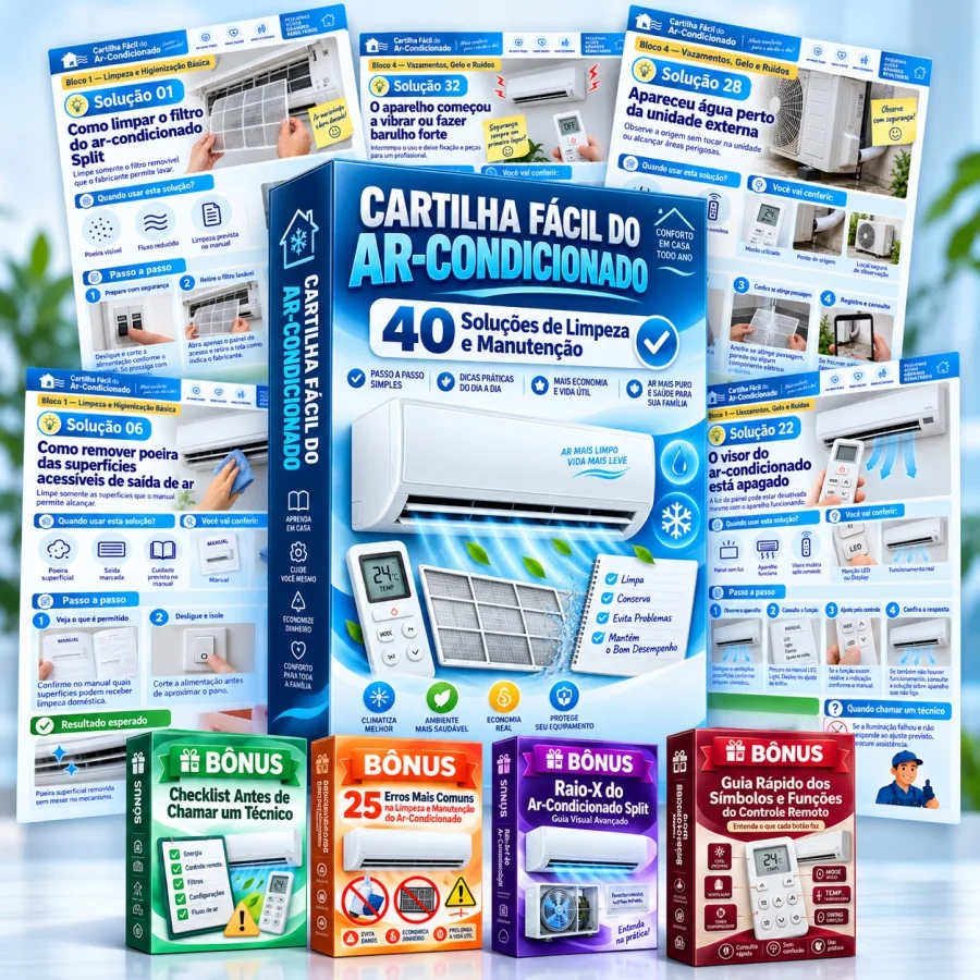 Cartilha Fácil do Ar-Condicionado e materiais complementares